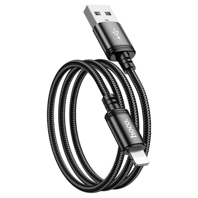 Кабель Hoco X89 USB to Lightning 1m черный купить