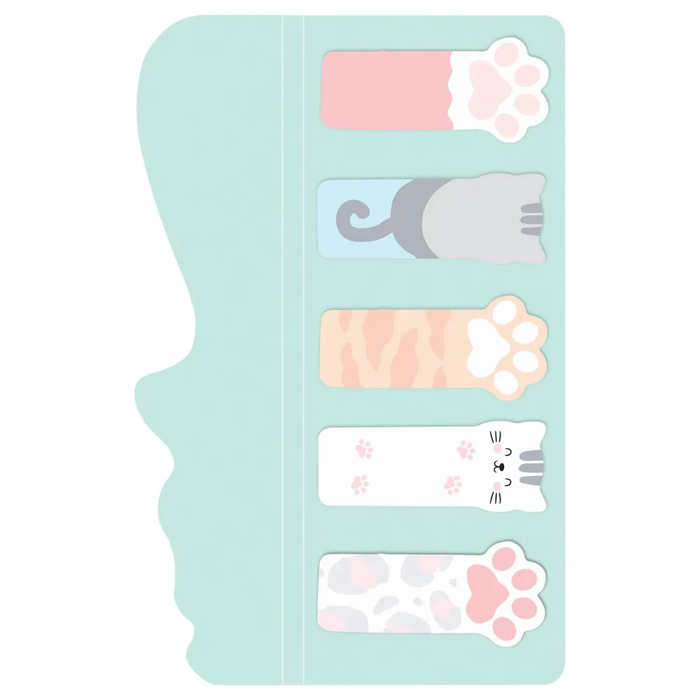 MESHU "Meow paw" 20 varaq yopishqoq eslatma stikerlari arzon