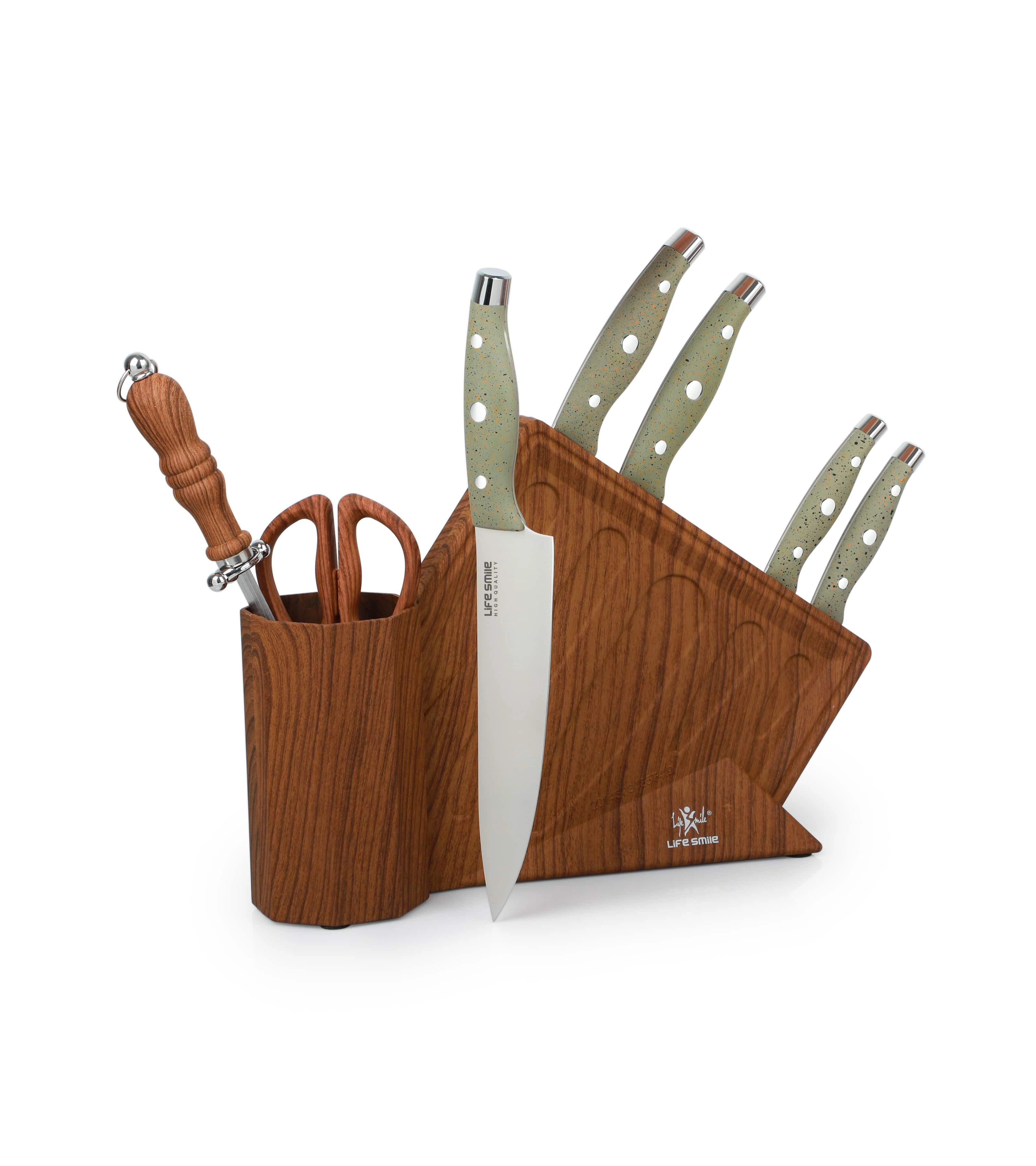 Набор ножевых блоков Life smile (8 предметов) купить