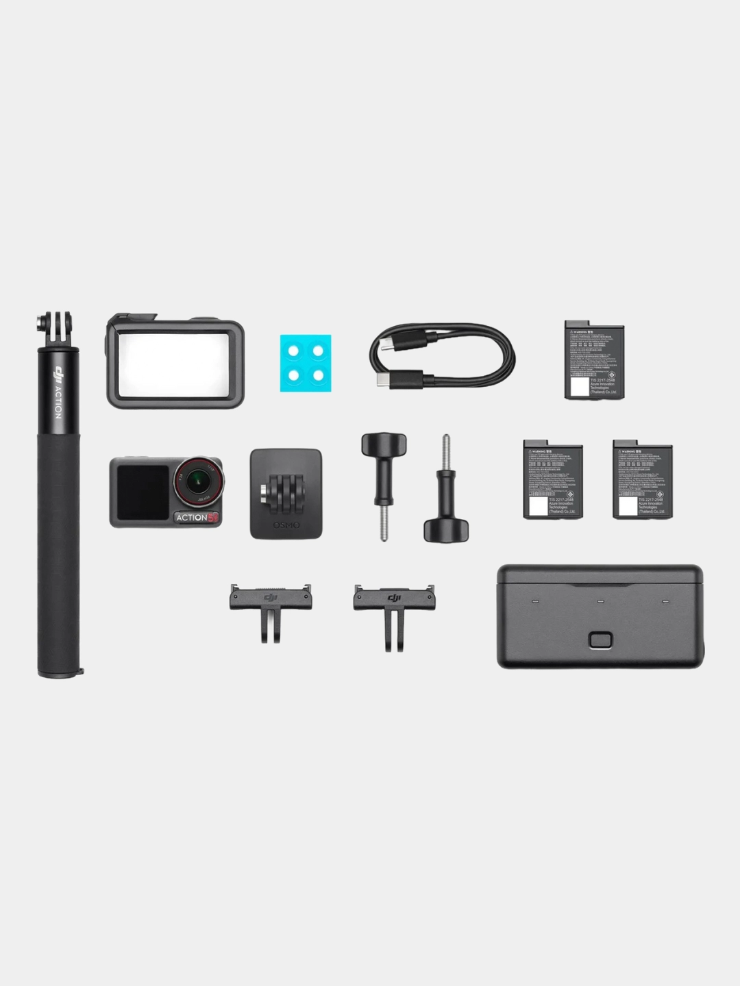 DJI Osmo Action 5 Pro Adventure combo ekshn-kamerasi yetkazib berish