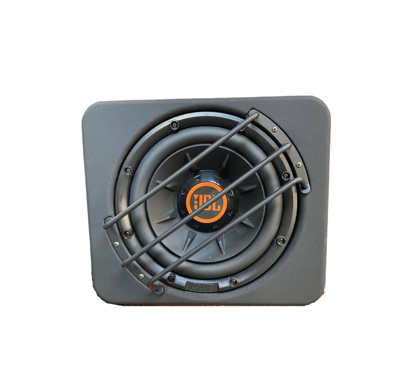 Сабвуфер активный JBL active club  со встроенным заводским усилителем и коробкой, чёрный купить