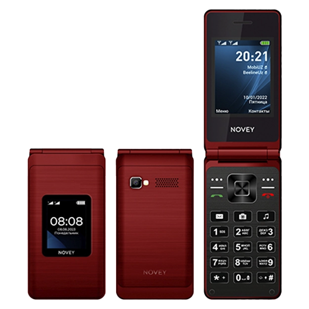 Novey S80  qizil rangli telefoni sotib olish