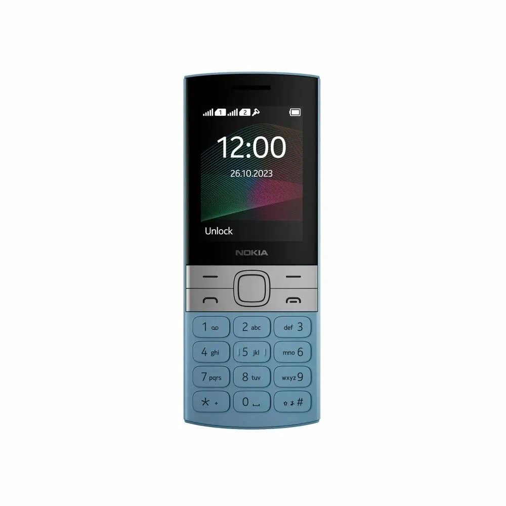 Nokia 150 (2023) Dual Sim ko'k telefoni arzon