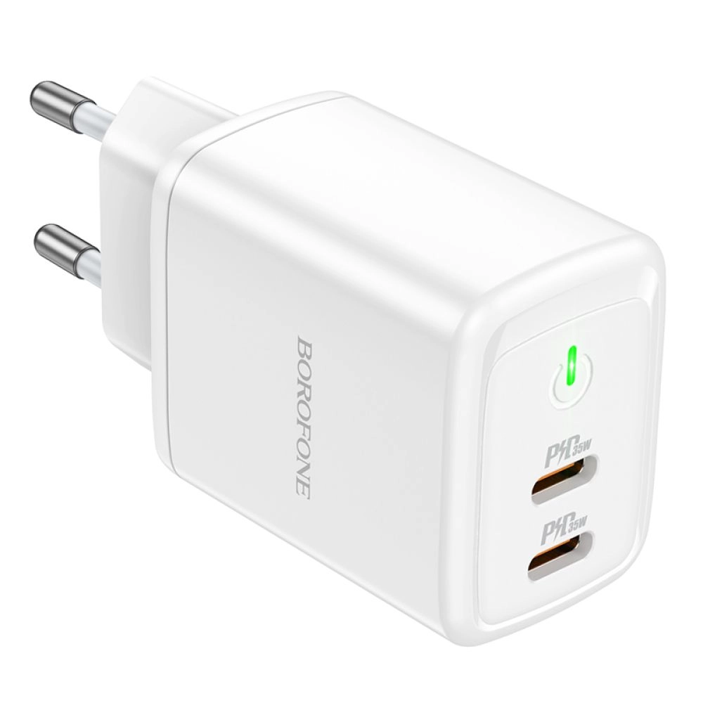 Зарядное устройство BOROFONE BN9 2USB-C - фото №4 Зарядное устройство BOROFONE BN9 2USB-C в Узбекистане