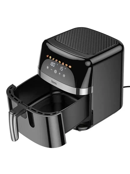 HOCO HE20 Air Fryer 8 litr, 1700W qora aerogrili arzon