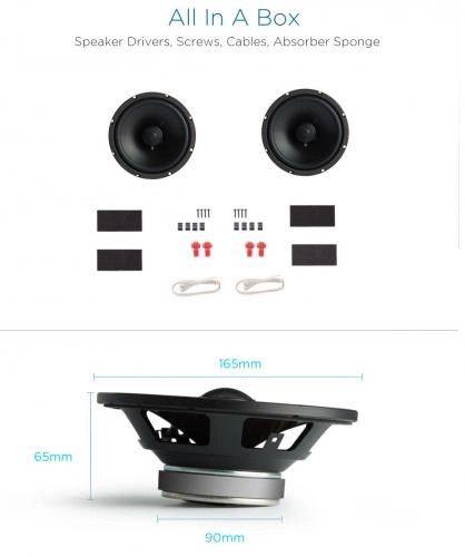 Edifier C651A avtomobil akustikasi arzon