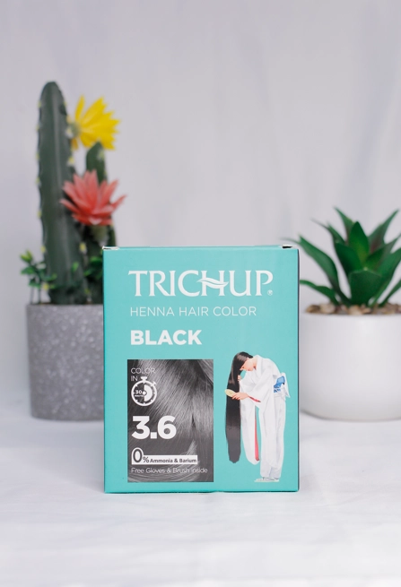 Краска хна для волос Trichup - черный 6X10гр купить