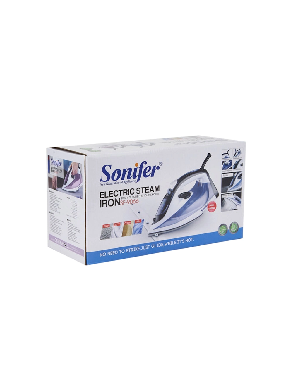Паровой электрический утюг Sonifer SF-9066, Blue в Узбекистане