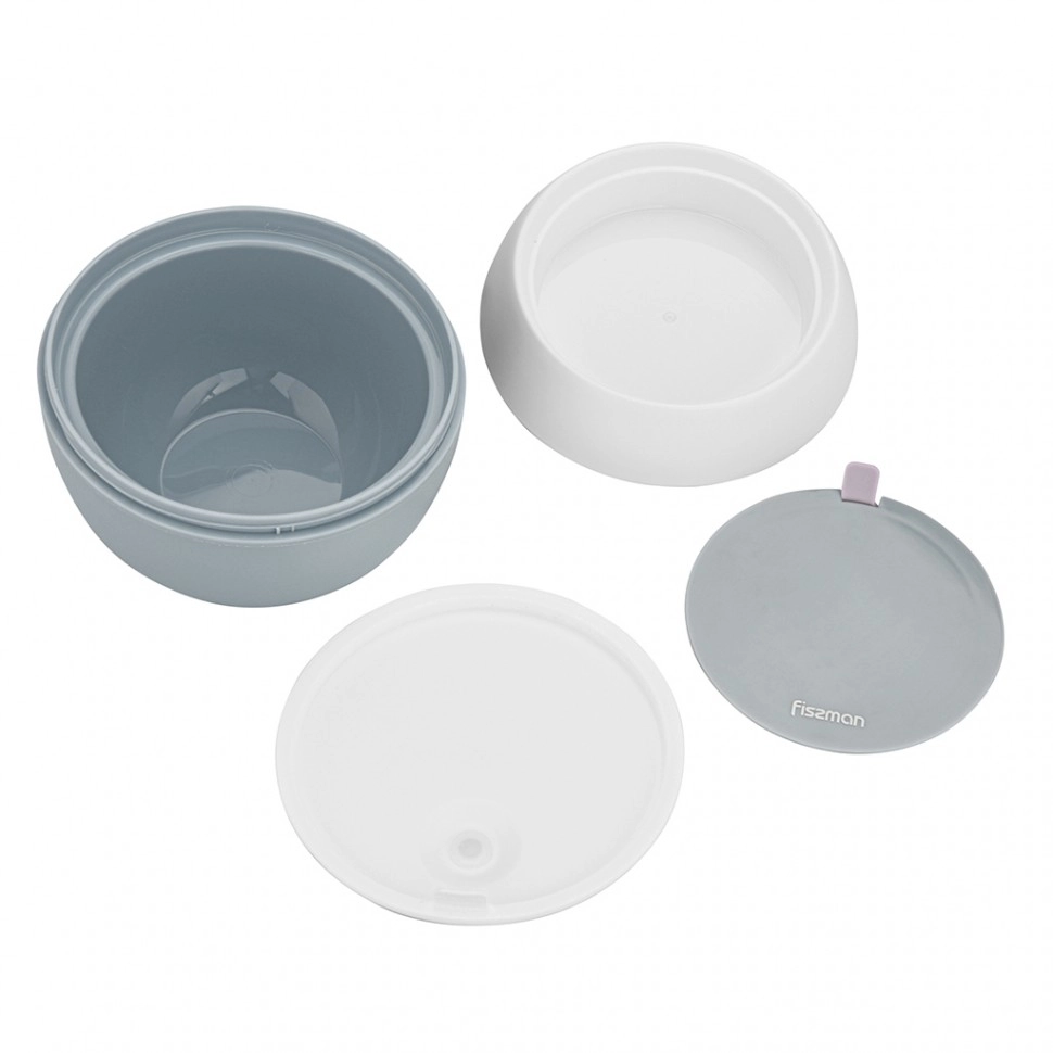 Ланч-бокс Fissman круглый 14.8x14.8 см 800 мл (Пластик) в Узбекистане