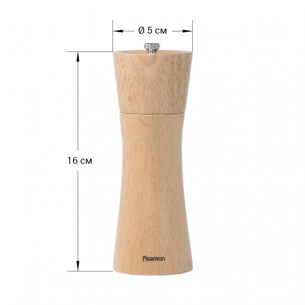 Fissman tuz va qalampir shaklli maydalagichi 16x5,5 sm (yog‘och korpus) - rasm №3 Fissman tuz va qalampir shaklli maydalagichi 16x5,5 sm (yog‘och korpus) arzon