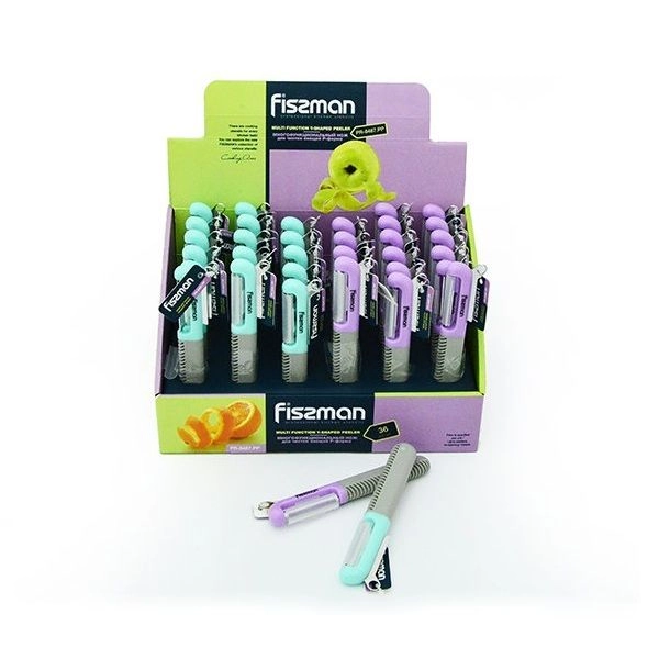 Многофункциональный нож для чистки овощей Fissman Р-формы 15 см недорого