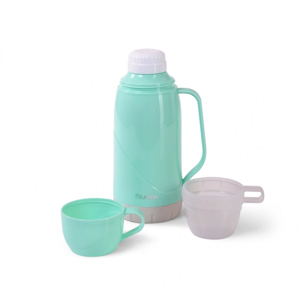 Термос Fissman 600 мл Аквамарин (пластиковый корпус со стеклянной колбой) недорого