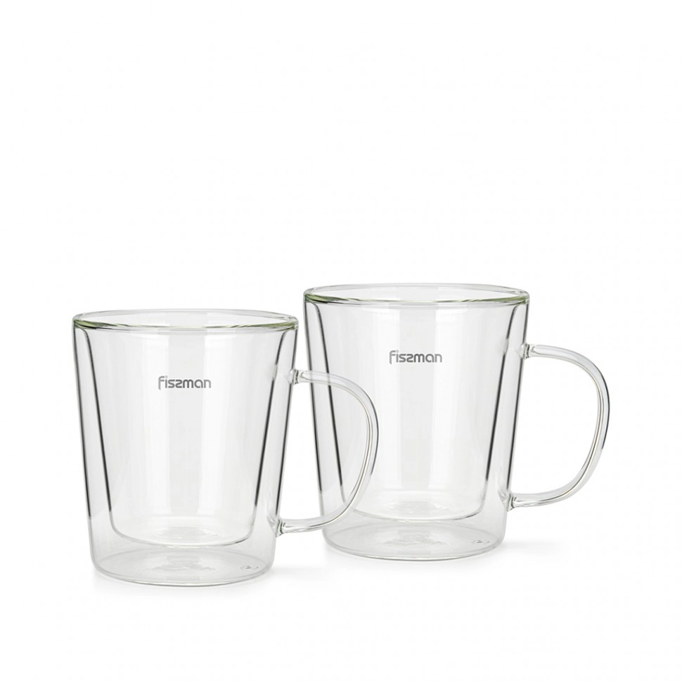 Fissman BORGIA qo'sh devorli krujkalar to'plami, 320 ml 2 dona arzon