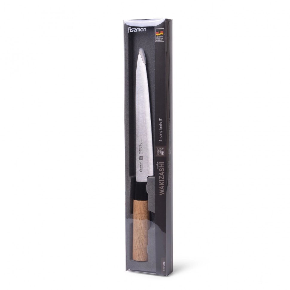 Fissman WAKIZASHI gastronomik pichog&lsquo;i (X50CrMoV15 po&lsquo;lat) arzon