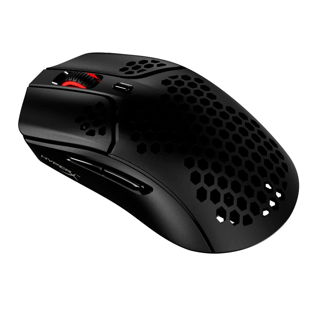 HyperX Pulsefire Haste qora simsiz o'yin sichqonchasi arzon