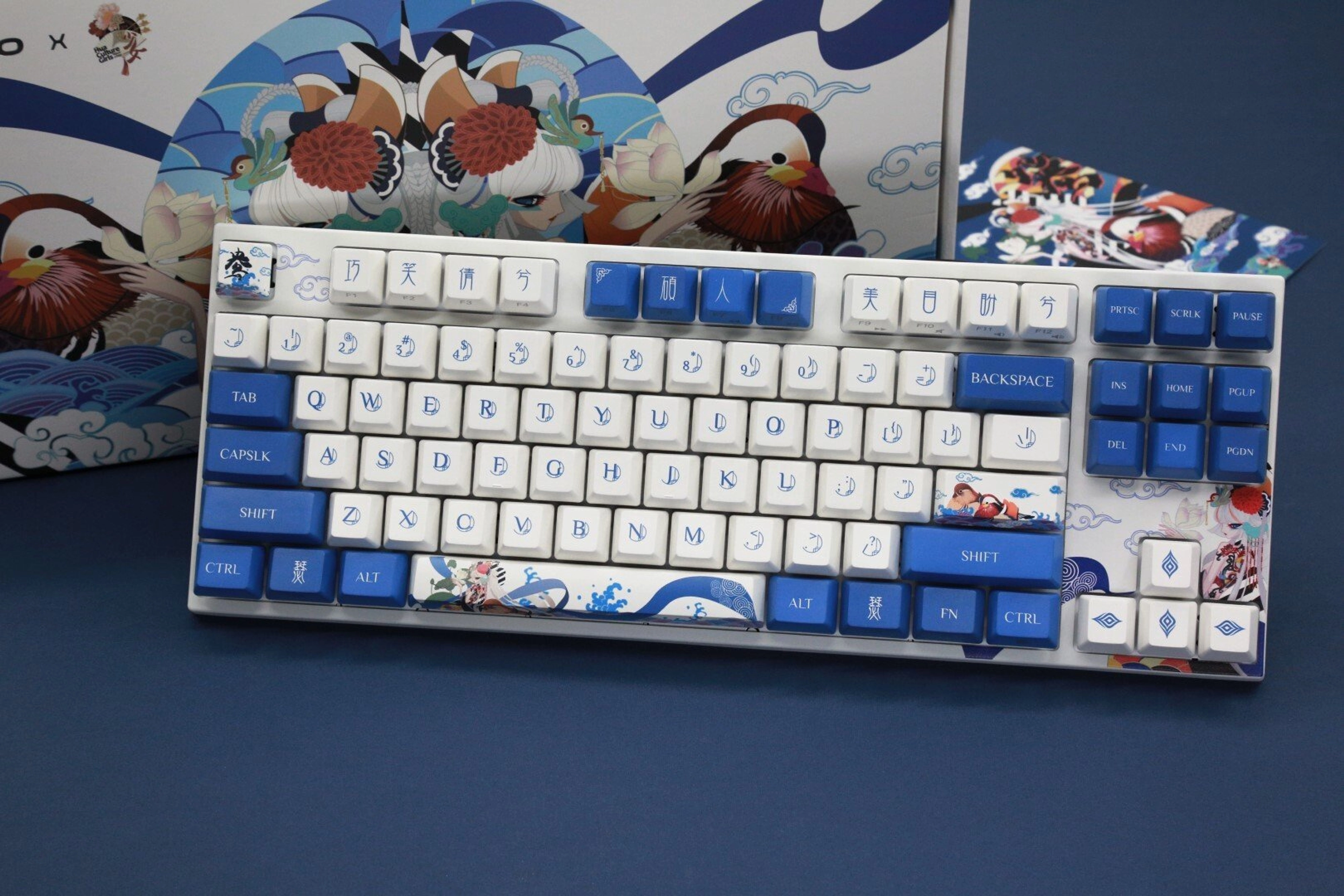 Клавиатура Varmilo VA87M Lovebirds-I, Cherry MX Silent Red, EU недорого