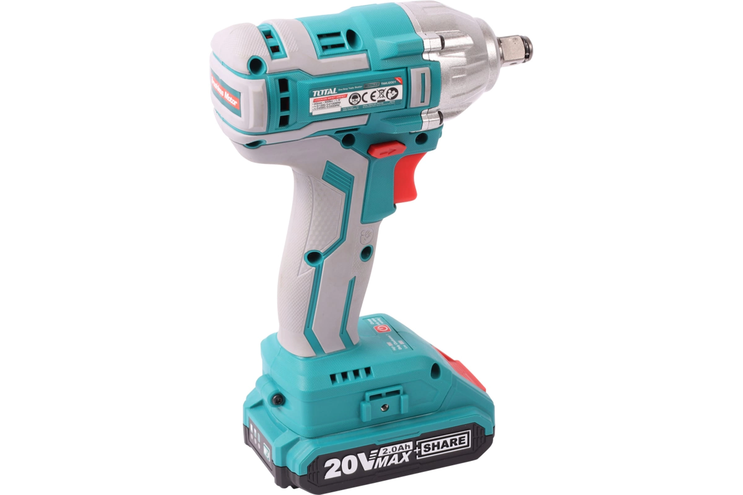 TOTAL TIWLI2001 akkumulyatorli zarbali gaykovert arzon