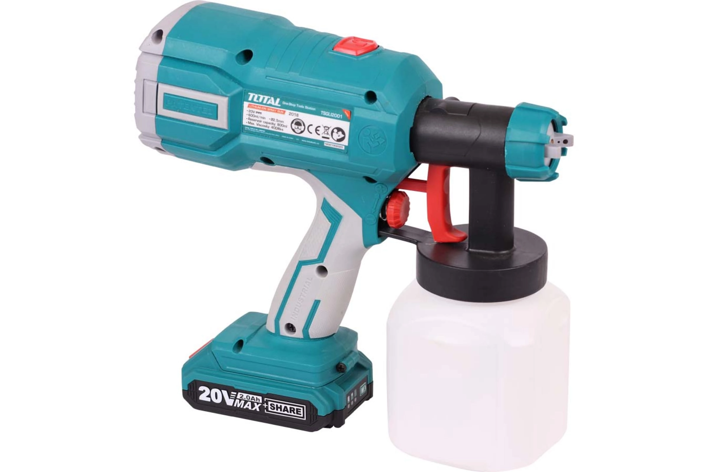 TOTAL TSGLI2001 akkumulyatorli bo‘yoq purkagichi arzon