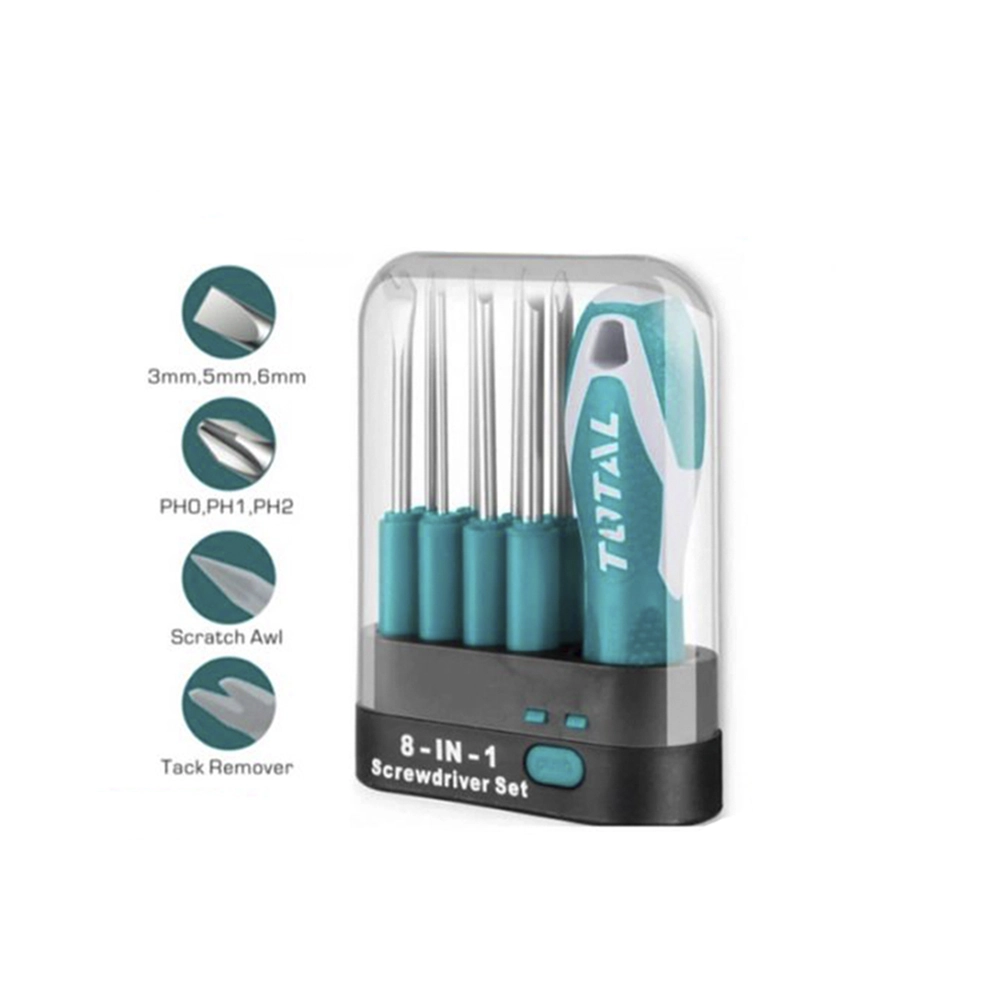 TOTAL THT250906 (9 dona) otvyortkalar to‘plami arzon