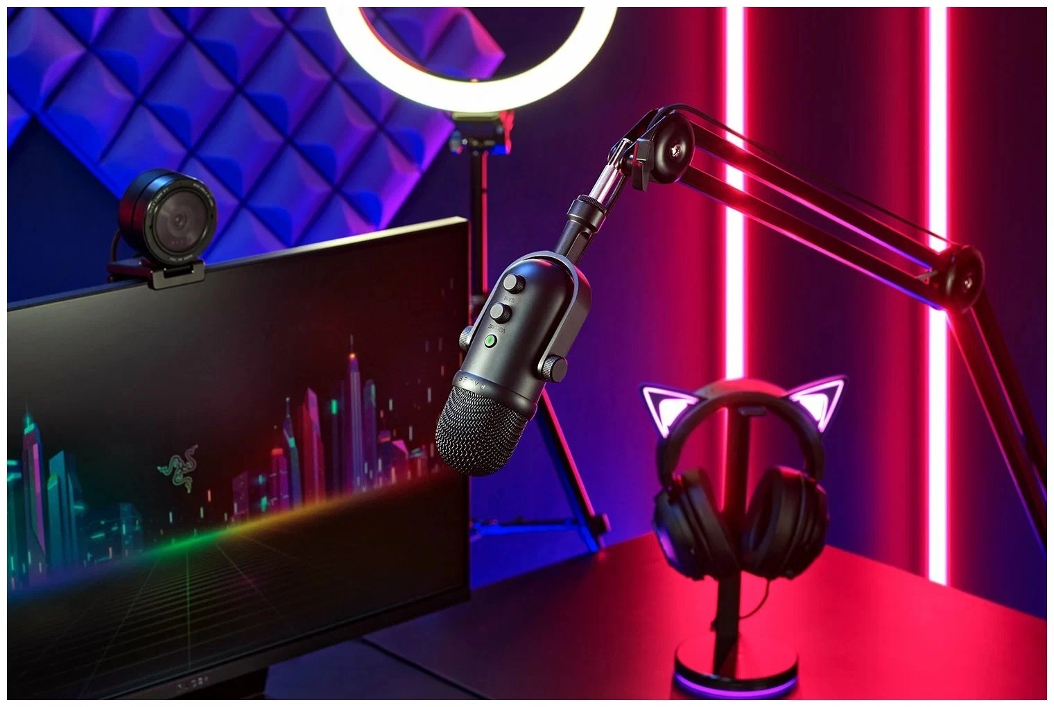 Razer Seiren V2 Pro professional mikrofoni arzon