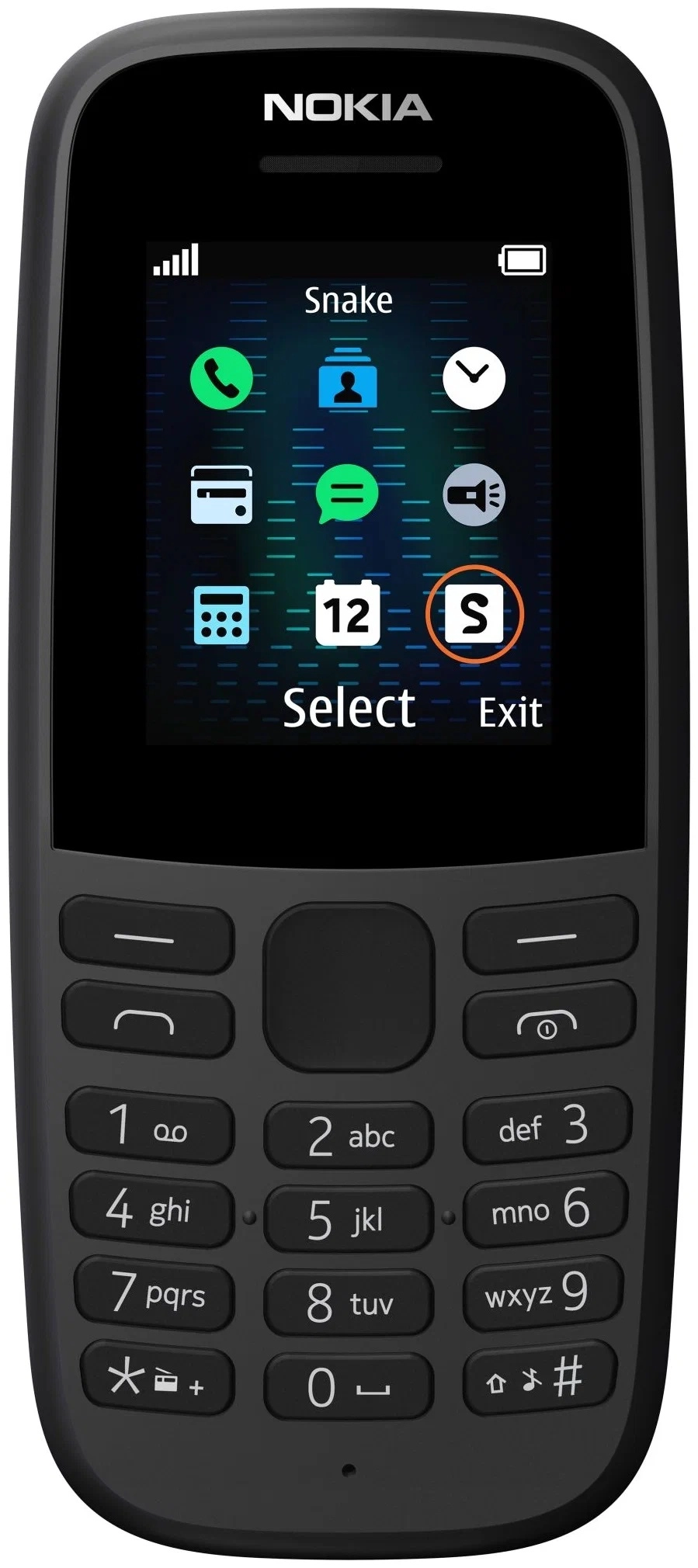 Телефон Nokia 105 Dual Sim Black (China) недорого