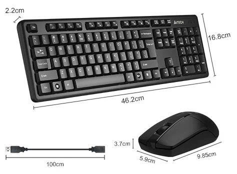 Клавиатура и мышь A4Tech 3330N недорого