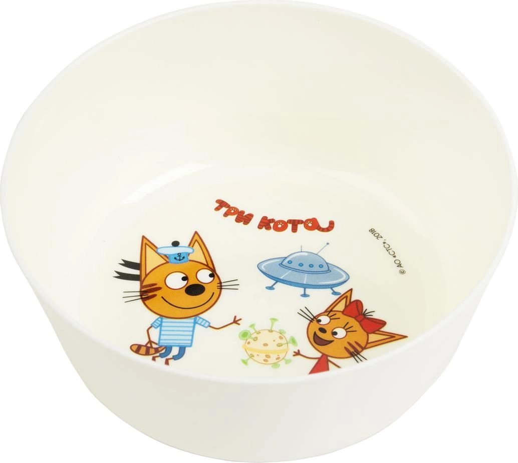 Детская миска Lalababy Superstar, 430мл, 121х121х50 три кота недорого