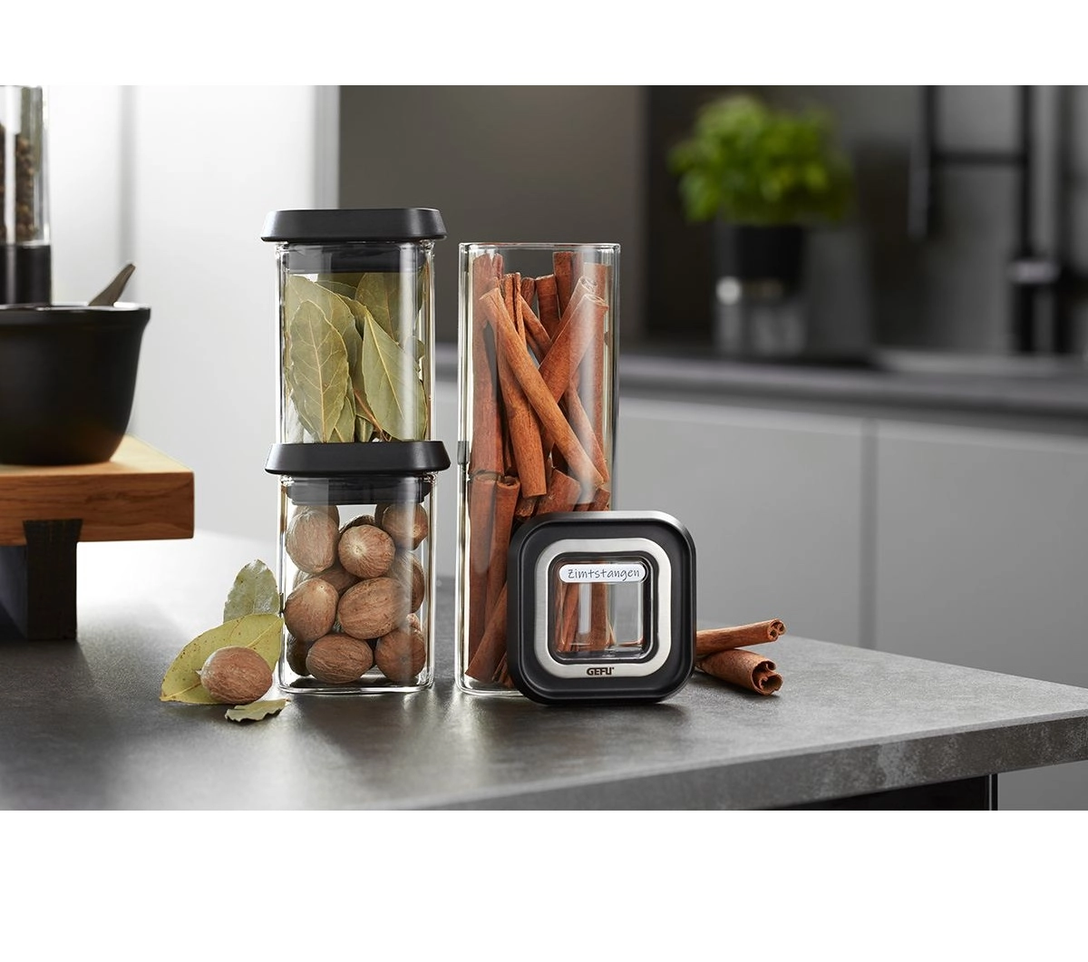 GEFU PANTRY oziq-ovqat saqlash idishlari to'plami, mini, 3 dona. 12811 arzon