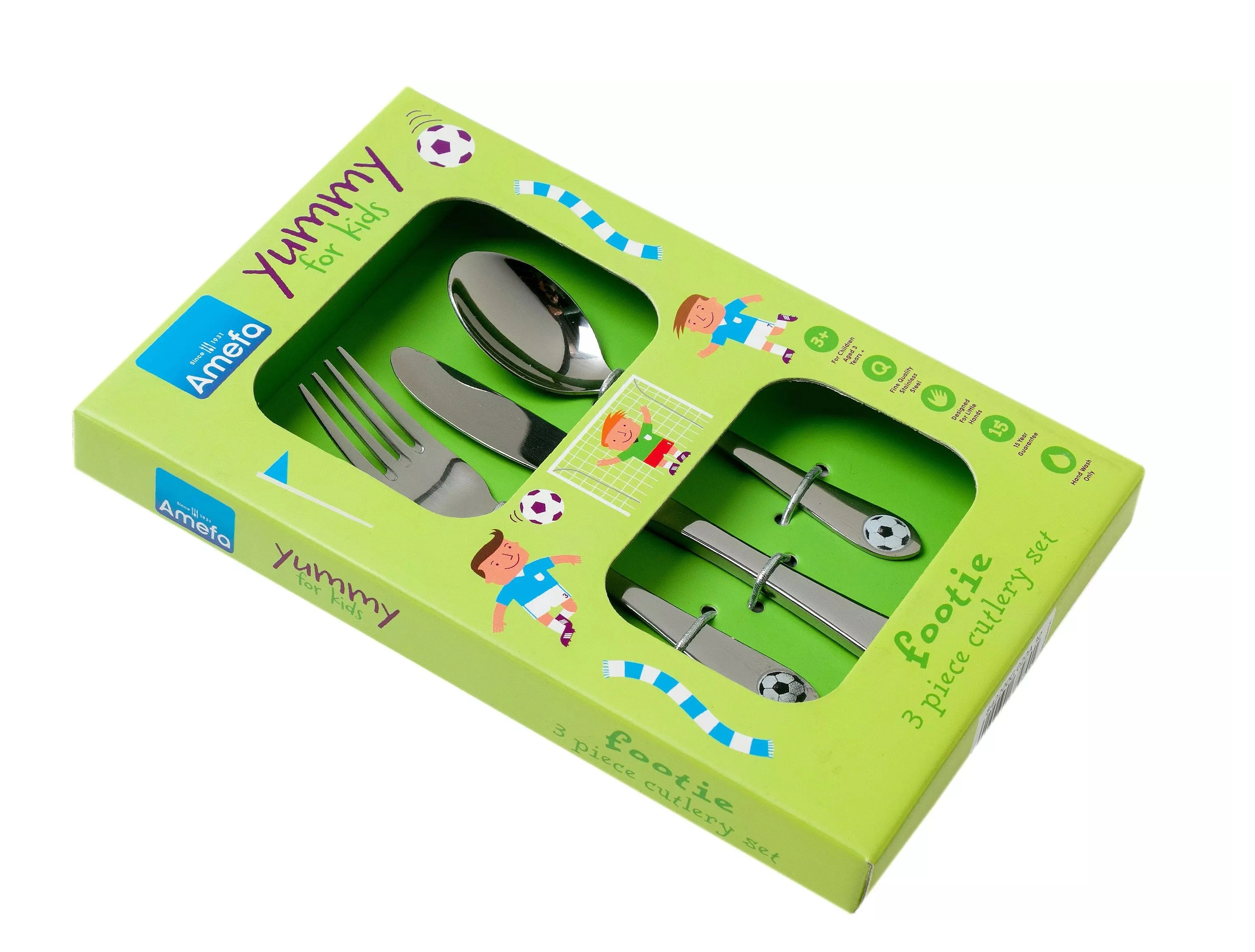 Bolalar qoshiq va vilkalar to'plami "Footie 3"  Amefa 842200G020A30 onlayn