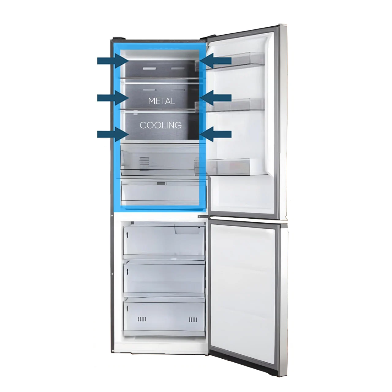 Холодильник Ziffler RF-BF-409SV недорого