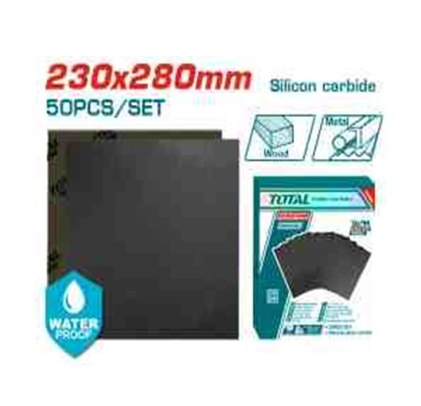 Водостойкая наждачная бумага TOTAL 230x280 мм TAC040016 купить
