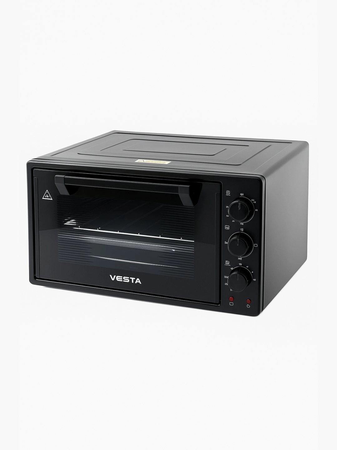 VESTA 3622 E Qora shag'al mini-pechi arzon