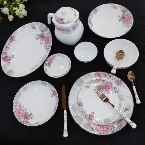 Столовый сервиз Lifesmile Пионы (64 пред., 6 персон) купить