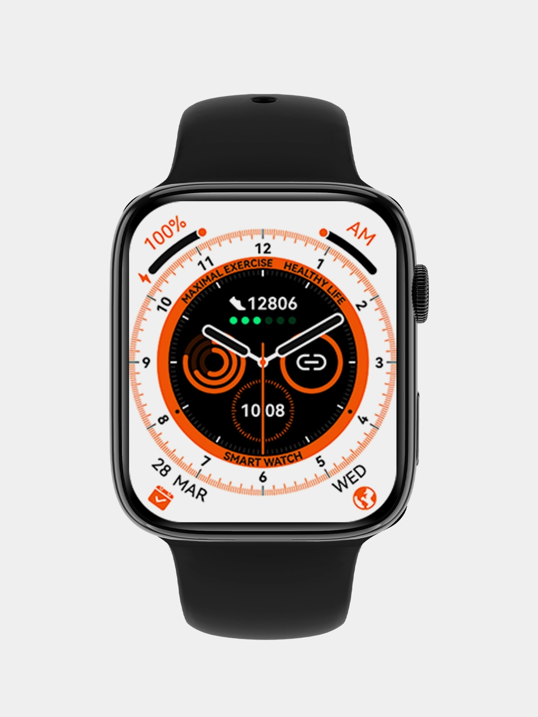 DT NO.1 DT8 Ultra Plus qora smart-soati O'zbekistonda