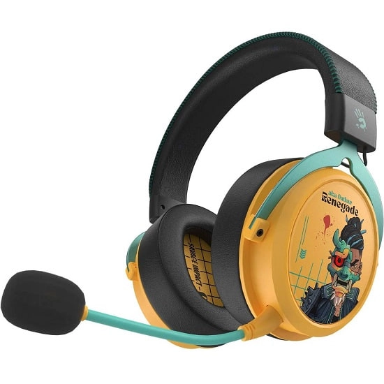 A4TECH Bloody M595 Renegade sariq o'yin quloqchinlari sotib olish