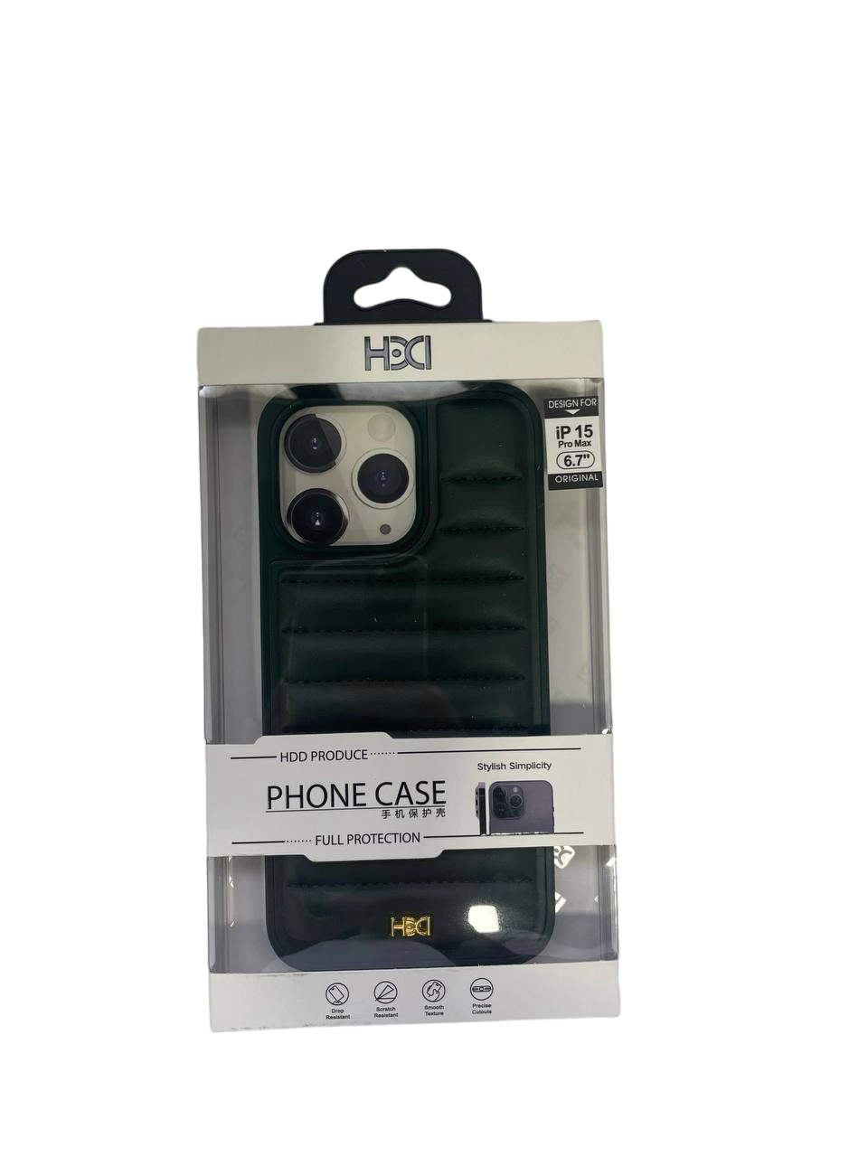 Чехол HDD Leather Pillows HBC020 для iPhone 15 Pro Max зеленый в Узбекистане