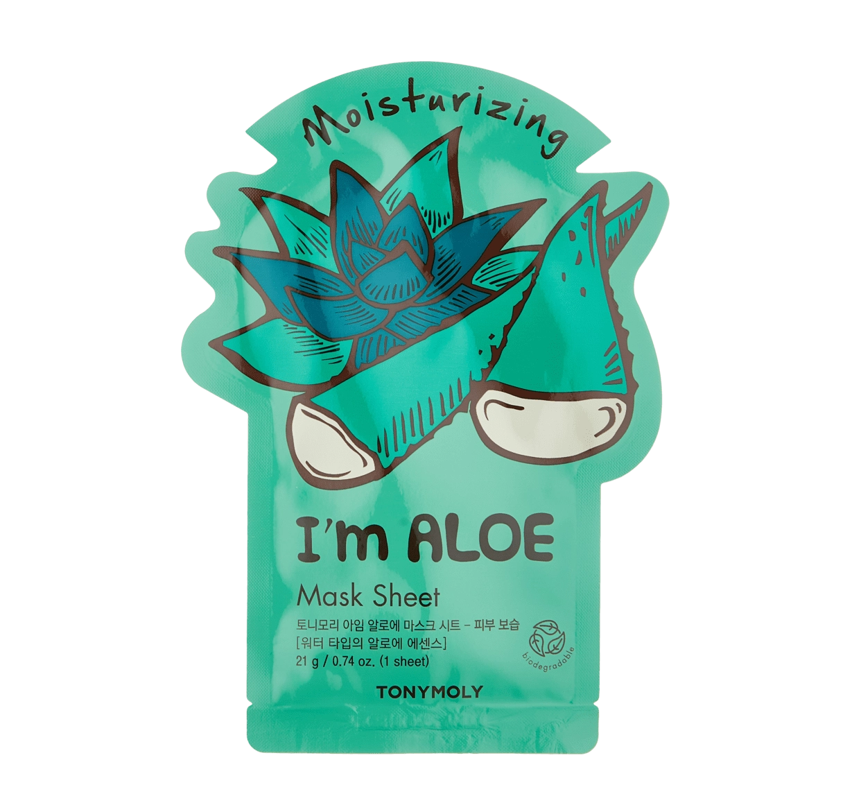МАСКА ДЛЯ ЛИЦА С ЭКСТРАКТОМ АЛОЭ I'M ALOE MASK SHEET – MOISTURIZING купить
