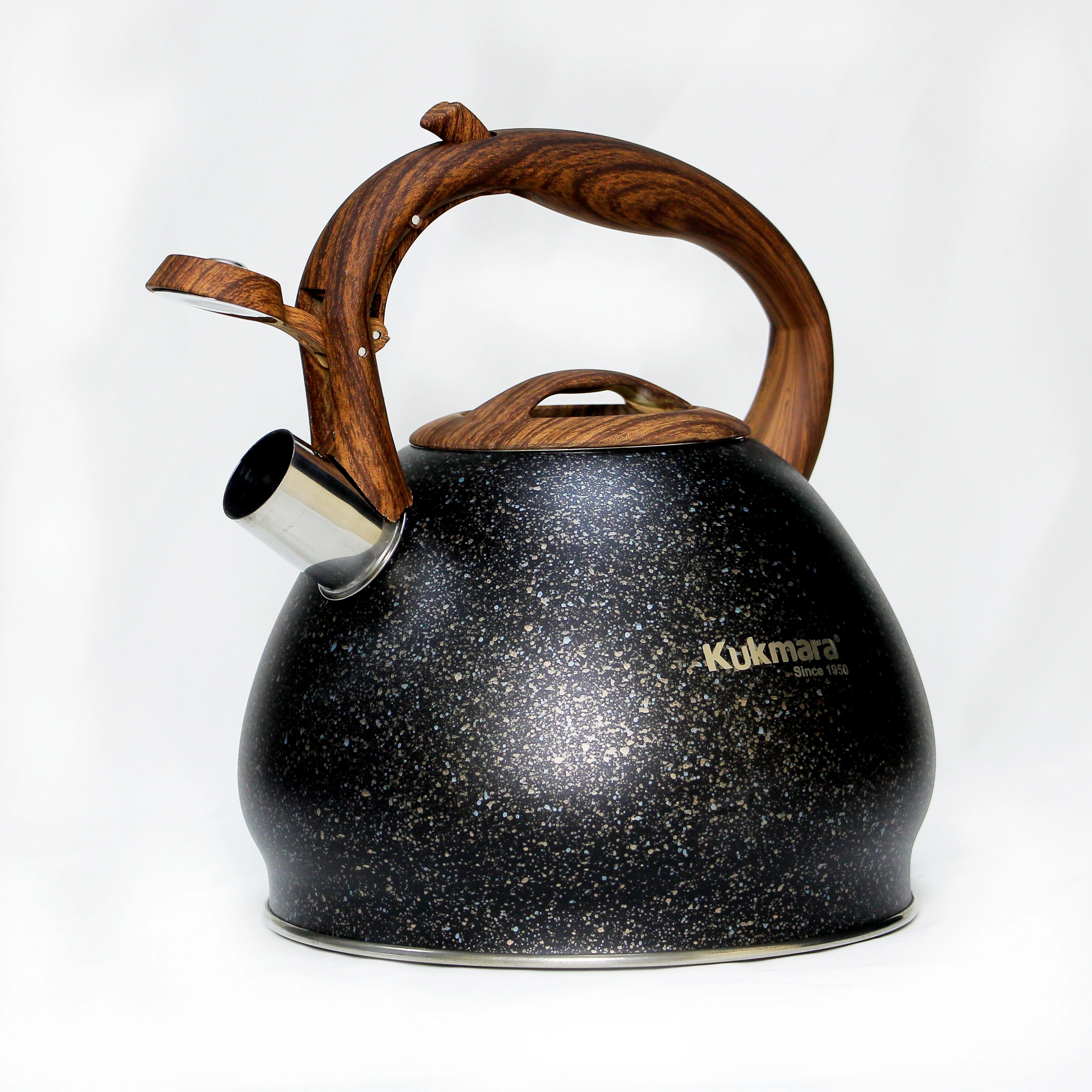 Чайник Kukmara 3,0 л, с деревянной ручкой, линия Гранит в Узбекистане