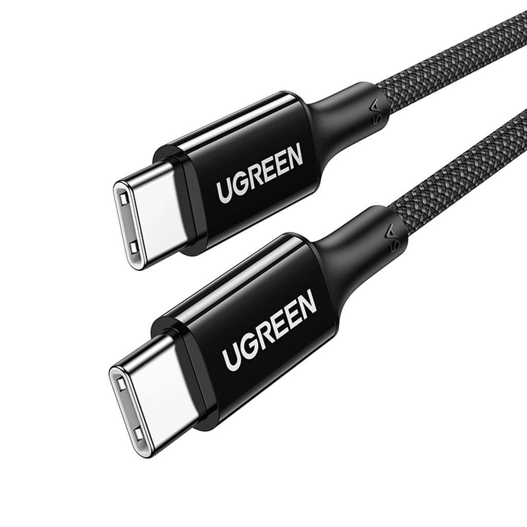 UGREEN US557 USB-C to USB-C Charger Cable 100W kabeli(1M) Black sotib olish