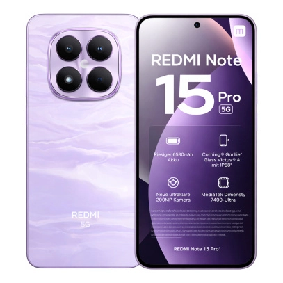 Xiaomi Redmi Note 15 Pro 5G 8/256GB smartfoni, Mist Purple sotib olish