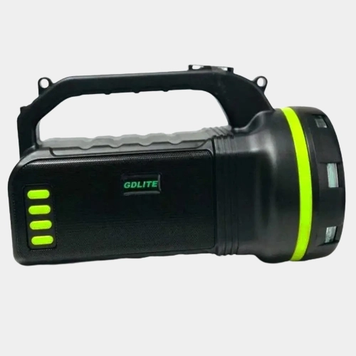 Фонарь-Лампа зарядная станция / 3 лампы / солнечная панель SOLAR LIGHT GD-2000A Black в Узбекистане