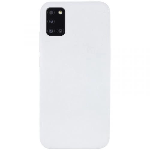 Samsung Galaxy A31 uchun Silicone cover g‘ilofi, oq sotib olish