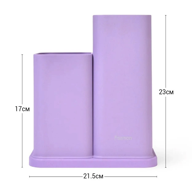 Подставка для ножей Fissman 10x10x23 + 10x10х17 см - фото №4 Подставка для ножей Fissman 10x10x23 + 10x10х17 см в Узбекистане