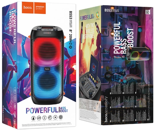 Hoco BS53 Black ko‘chma akustikasi bo'lib to'lash