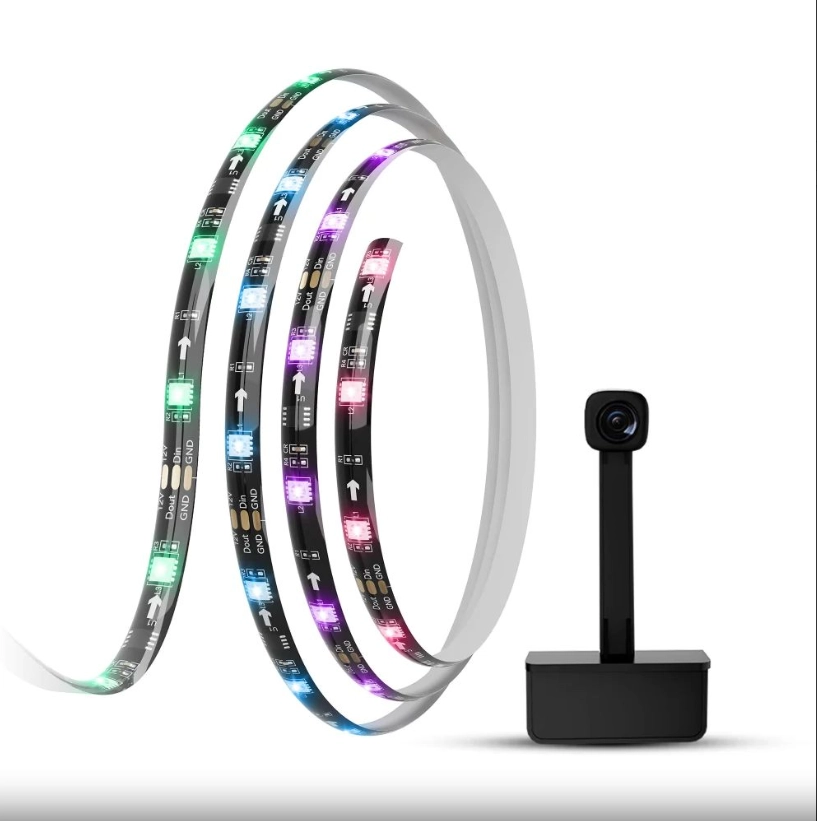 Govee H6199 DreamView T1 Televizorning orqa yorug'ligi 55-65'' RGB qora yetkazib berish