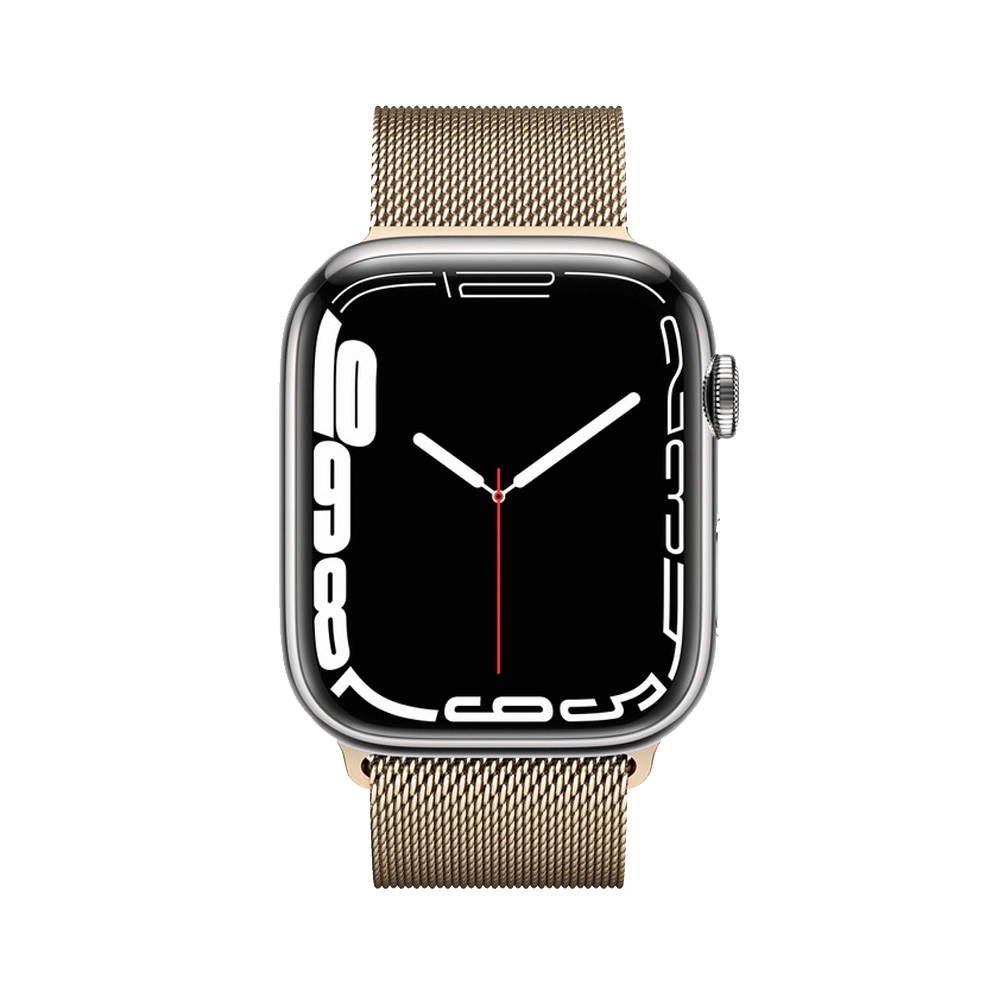 Смарт часы Apple Watch Series 7/45mm Milanese Gold недорого