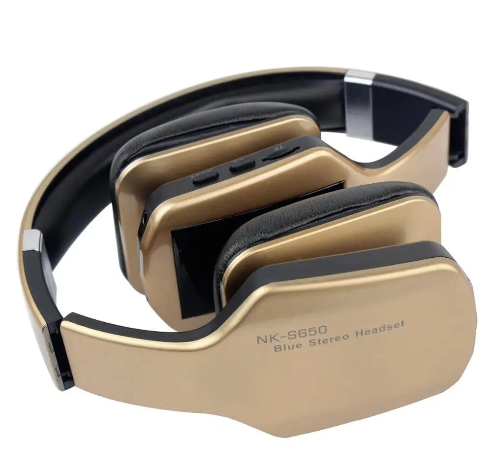 Беспроводные наушники NK-S650 золотистые купить