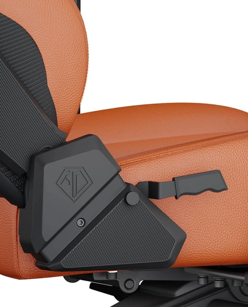 Anda Seat Kaiser 3 Size L Orange PVC o‘yin kreslosi rasm bilan