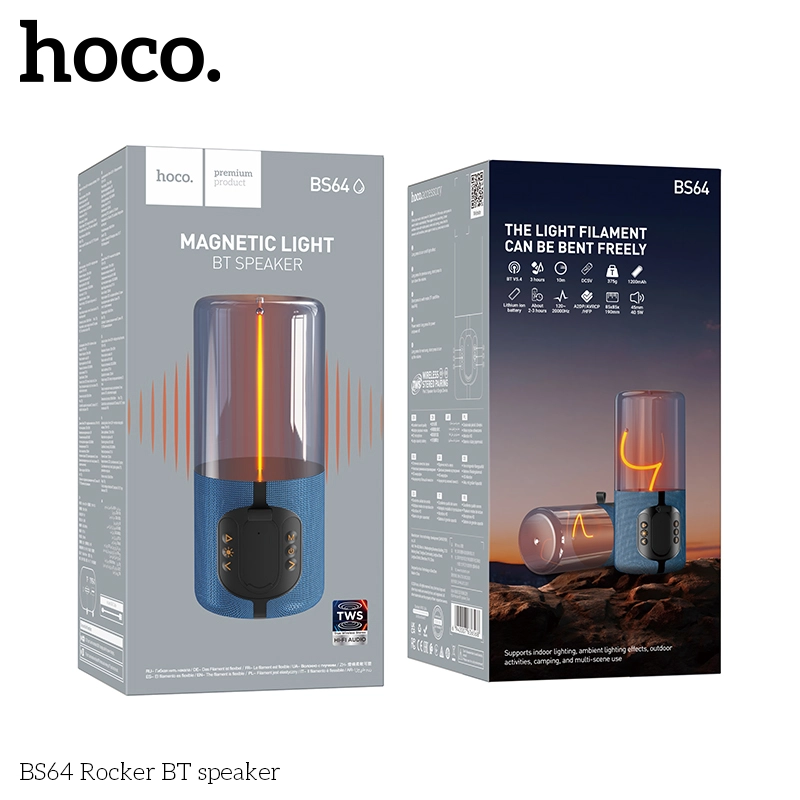 Беспроводная Bluetooth колонка Hoco BS64 Rocker синий онлайн