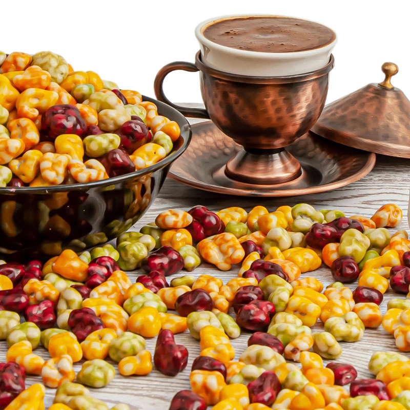 Turli mevalar ta&rsquo;miga ega aralash draje, 1 kg sotib olish